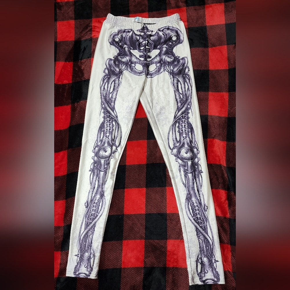 Skeleton leggings